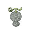 One Piece Devil Fruit Brooch - Ace Flame & Rubber Fruit Badge Jewelry