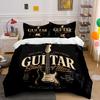 Guitar State of Mind Graphic Bedding Duvet Cover Set Duvet Cover Pillowcases  (1*Duvet Cover 2*Pillowcases, Without Duvet Insert)