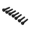 Valves for rims, set of 100 pieces, tubeless, rubber + brass, universal