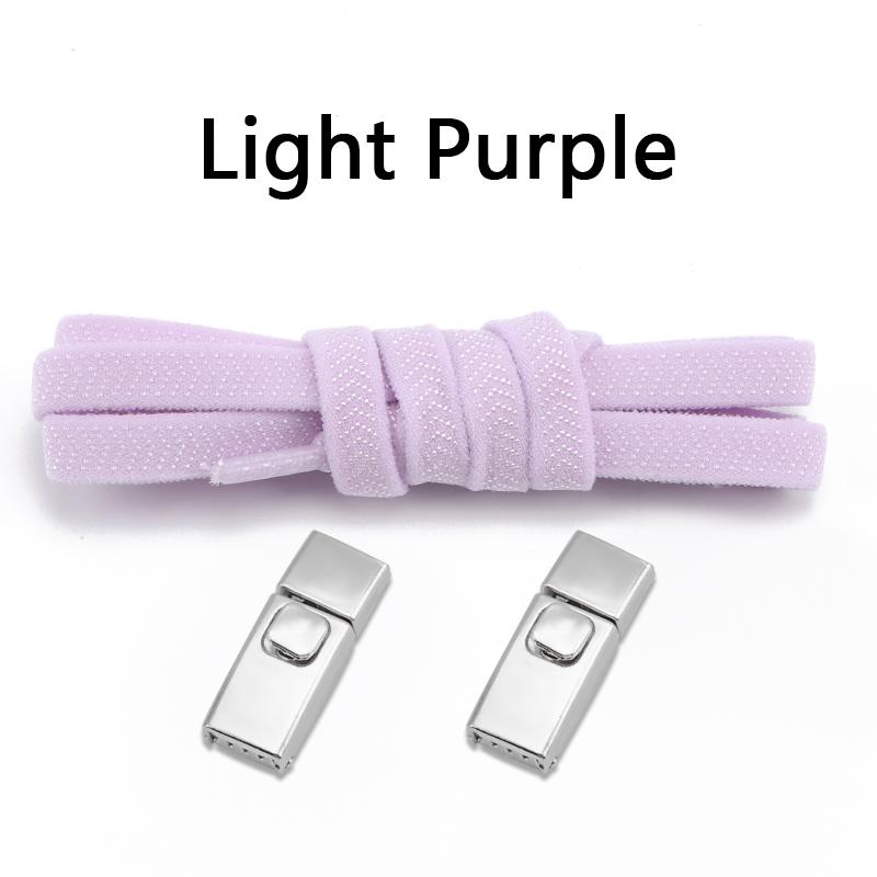 1 Paar Druckverschluss Schnürsenkel ohne Binden Elastische Schnürsenkel Sneaker Erwachsene Kinder 8MM Flach Tennis Keine Schnürsenkel zum Binden für Schuhe Zubehör