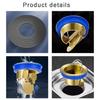Sink Strainer with Backflow Preventer Multifunctional Bathroom Drain Strainer Brass Rubber for Clean Efficient Drainage