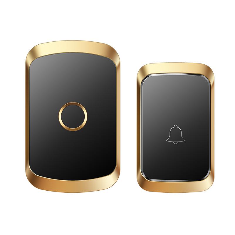 Wireless Doorbell with Remote Control, Long-Range, One-to-One Connection, and Elderly Call Button, Anti-Theft Design