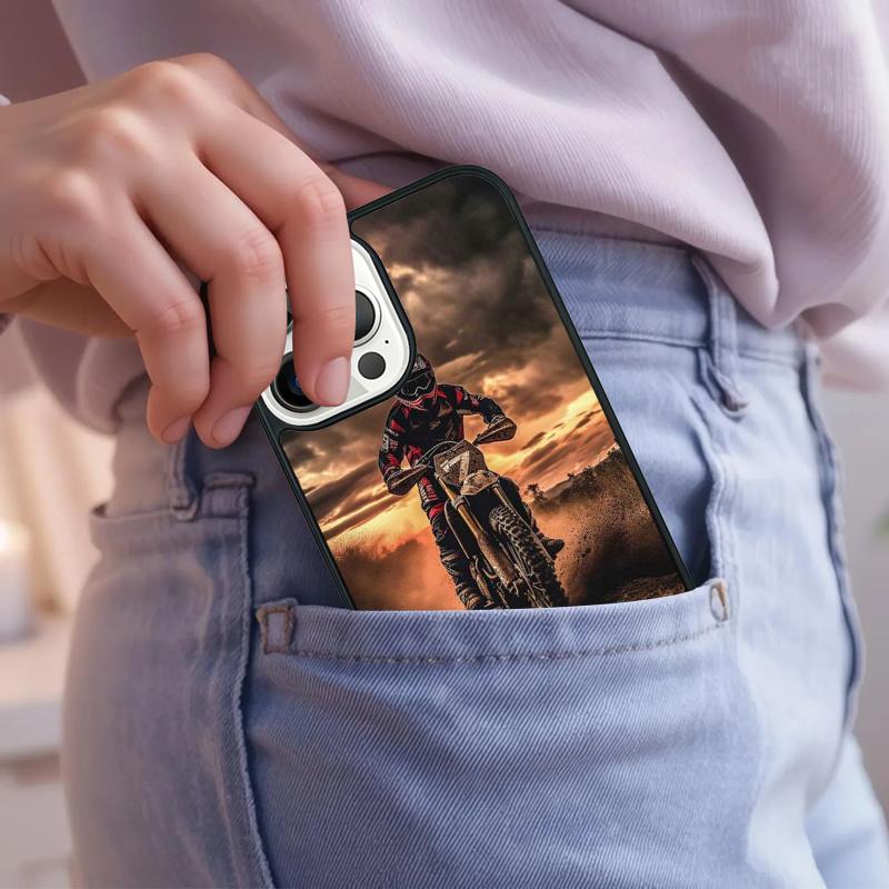 Downhill Mountain Biking Phone Case For iPhone 17 Air 15 16e 14 13 Pro Max Coque 12 11 Pro Max PLUS cover