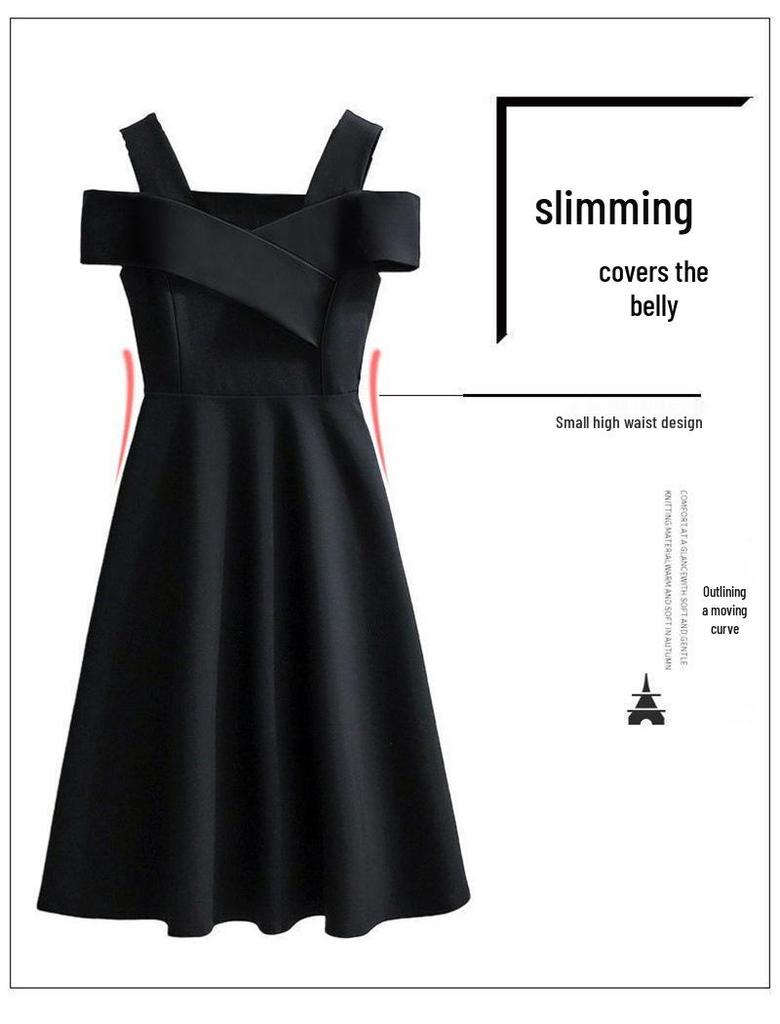 2026 Plus Size Women's Slimming Summer Dress - Flattering Belly Cover and Waist-Cinching