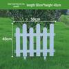 White PVC Fence: Indoor/Outdoor Garden Barrier and Decorative Guardrail