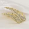 Angel Wings Exquisite Elegance Women's Feather Brooch Temperament Versatile Accessories Suit Coat Pin Button Corsage