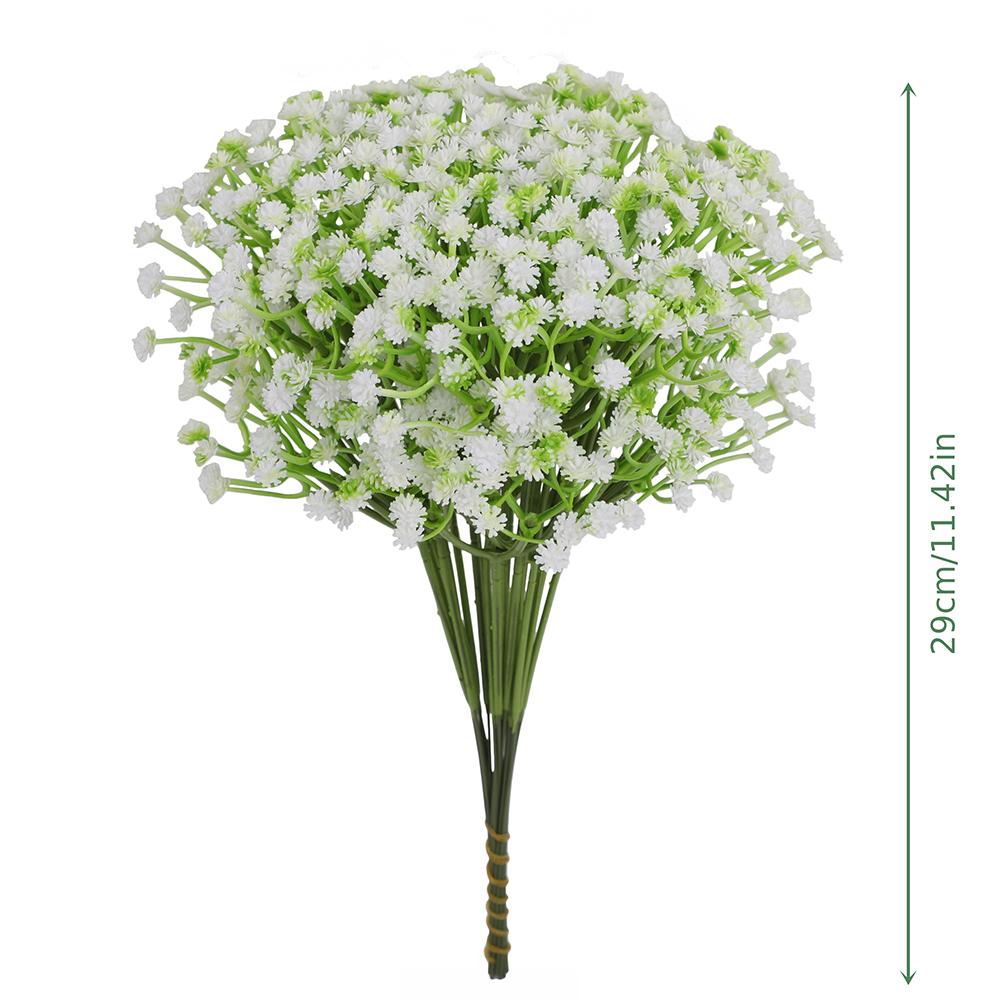 10pcs Artificial Baby Breath Flowers Fake Gypsophila Bouquet for Wedding Party Home Decoration Bride's Bouquet DIY Accessories