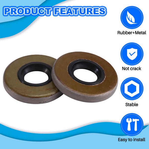 2-Pack Gearbox Oil Seals for OMC Marine Engine (18-2028)