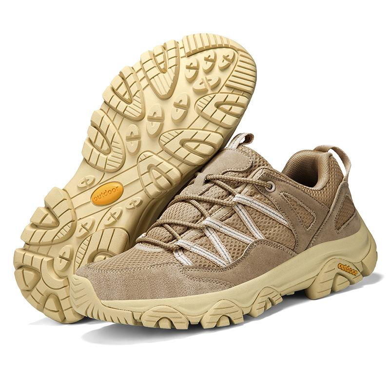 Men's Outdoor Hiking Lightweight Shoes Breathable Mesh Non-slip Sole Durable Trail Sneakers Women