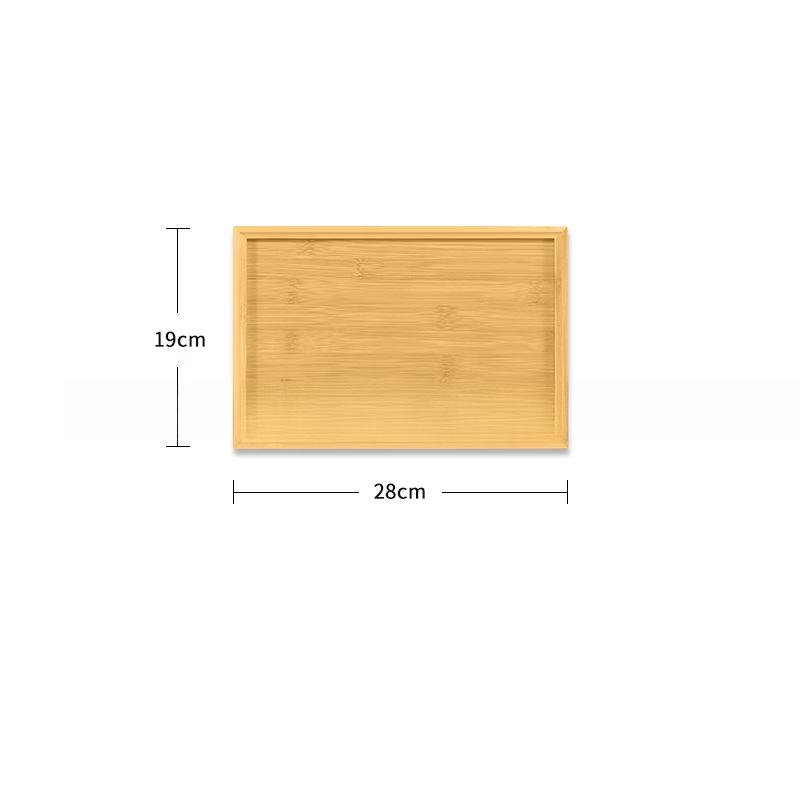 Bamboo Wood Rectangular Serving Tray
