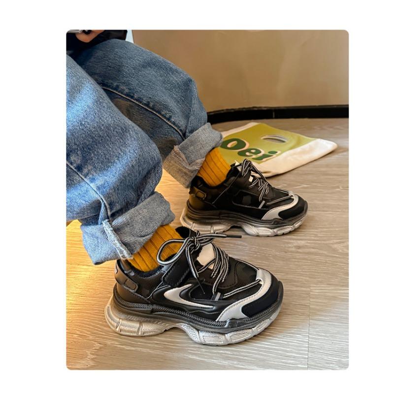 Новые осенние и зимние детские спортивные туфли для девочек — фото 12