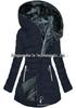 Mid-Length Slimming Hooded Jacket - Women's Thickened Cotton with Velvet Lining