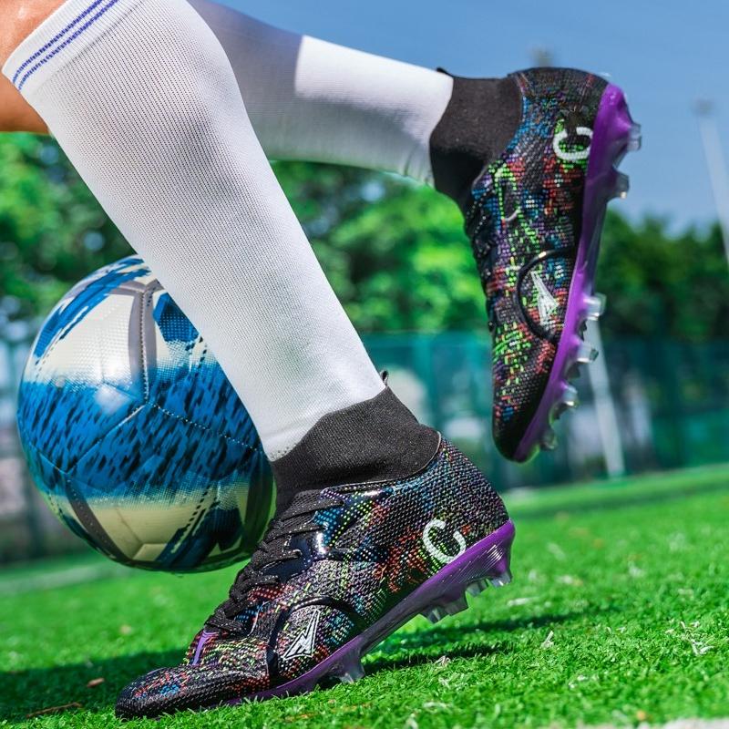 34-46 Kids Football Boots  Large Size Football Shoes AG Artificial Lawn Training Soccer Shoes for Men Boys Soccer Shoes