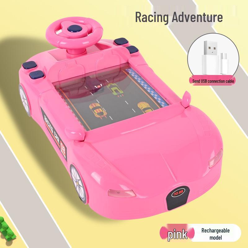 Children's Racing Car Toy with Steering Wheel - Adventure Gift for Boys and Girls Ages 1-6