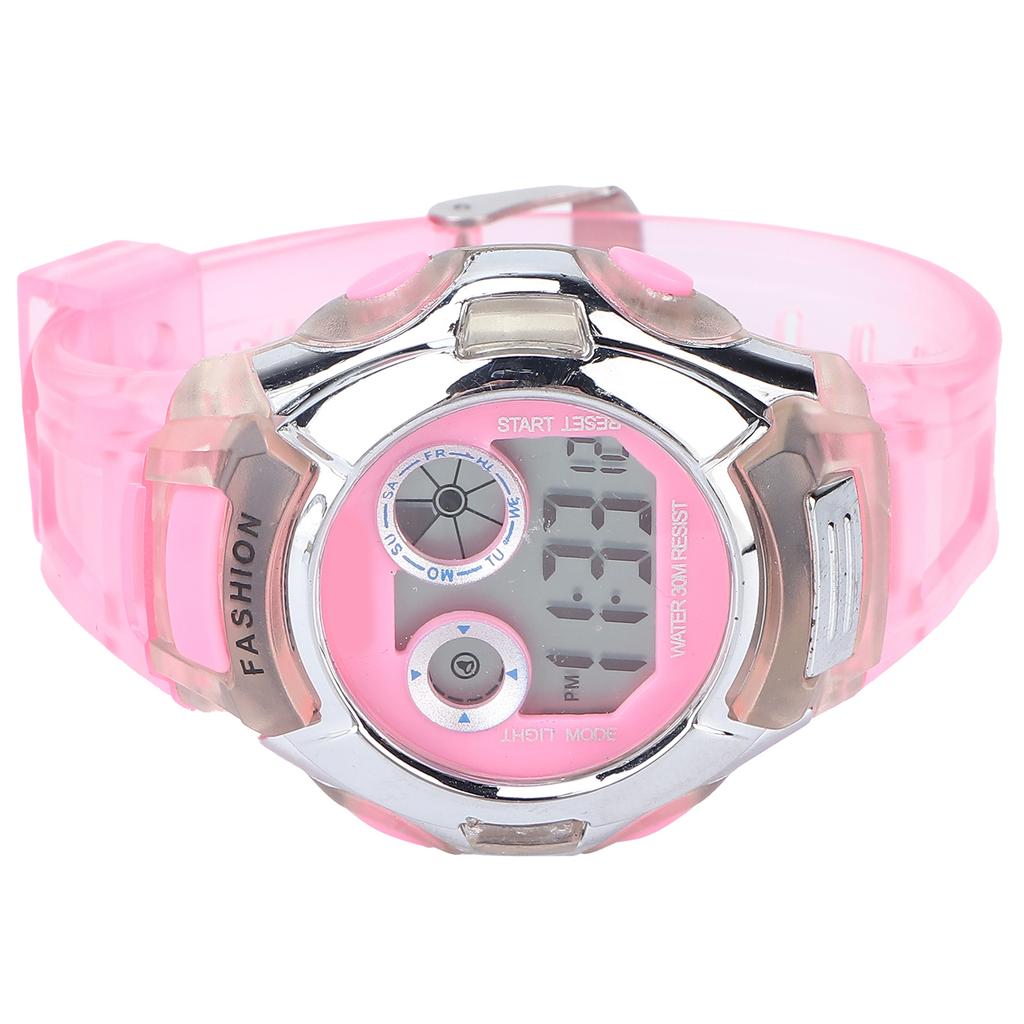 Kids Watch Multifunctional Outdoor Sports Digital Electronic Watches for ChildrenPink