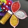 100ml Gold Glitter Nail Art Sequins Powder for Phone Case Decorations