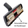 EZ SPARES 1 32mm Universal Vacuum Cleaner Euro Floor Brush Head Brush Attachment for Floors and Combo Tool Designed To Fit and Shop Vac 1/4" Carpets,