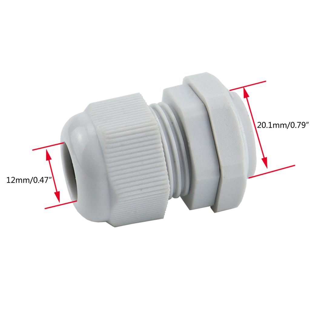 38 Pcs Cable Gland Waterproof Adjustable Connectors Cable Glands Joints Cable Grommets NPT Type Cable Fitting Kits
