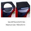 2pc Car Shade Curtain Door Window Mesh Curtain Double Shade Heat Insulation Zipper