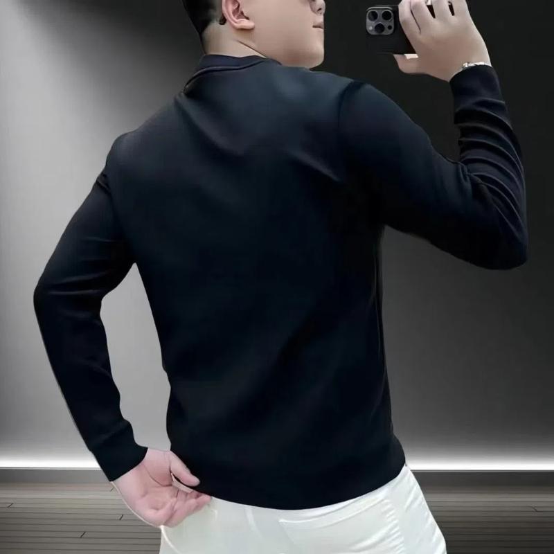 Streetwearová móda Mikiny Podzim Nové Pánské O-výstřih Potisk Trend Ležérní Všechno-k-všem Dlouhý rukáv Pulovry Volné Tričko Topy