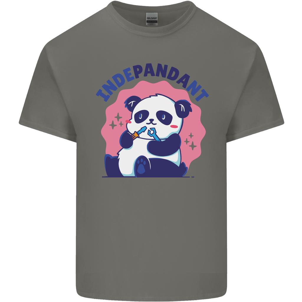 Indepandant Funny Independant Panda Bear Unisexs Light Cotton TShirt