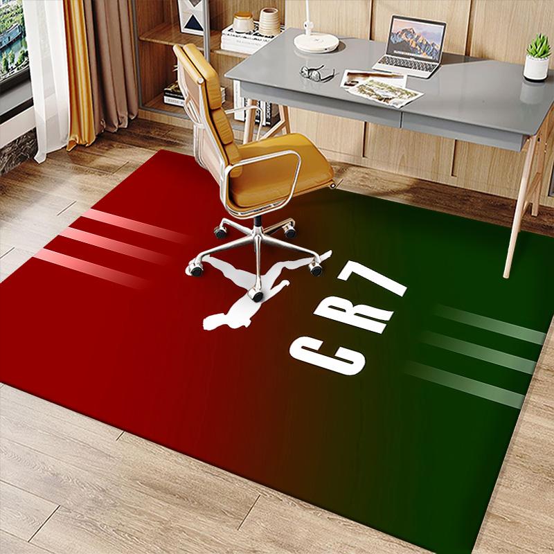 Cristiano Ronaldo Printed Absorbent Washable Carpet, Non-Slip Bathroom Mats, Kitchen Rugs, Yoga Mat,Living Room Entrance, Camping Picnic Rugs