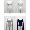 Fashion Long Sleeve Round Neck Casual T-shirt Women Elegant Spring and Winter Slim Fit Woman Tshirts Solid Base Thin Office Ladies Crop Tee Tops 26003
