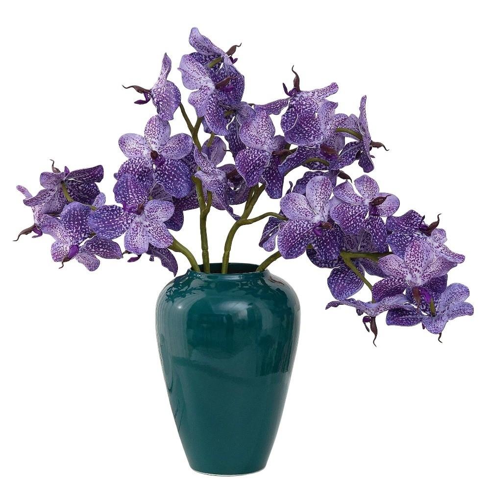 7 Heads Artificial Phalaenopsis Orchids Handmade Decorative Realistic Moth Orchids Real Touch Phalaenopsis Branch
