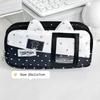 Cute Bear Ear Pencil Case With Photo Display Slot For Students School Study Office Stationery Storage