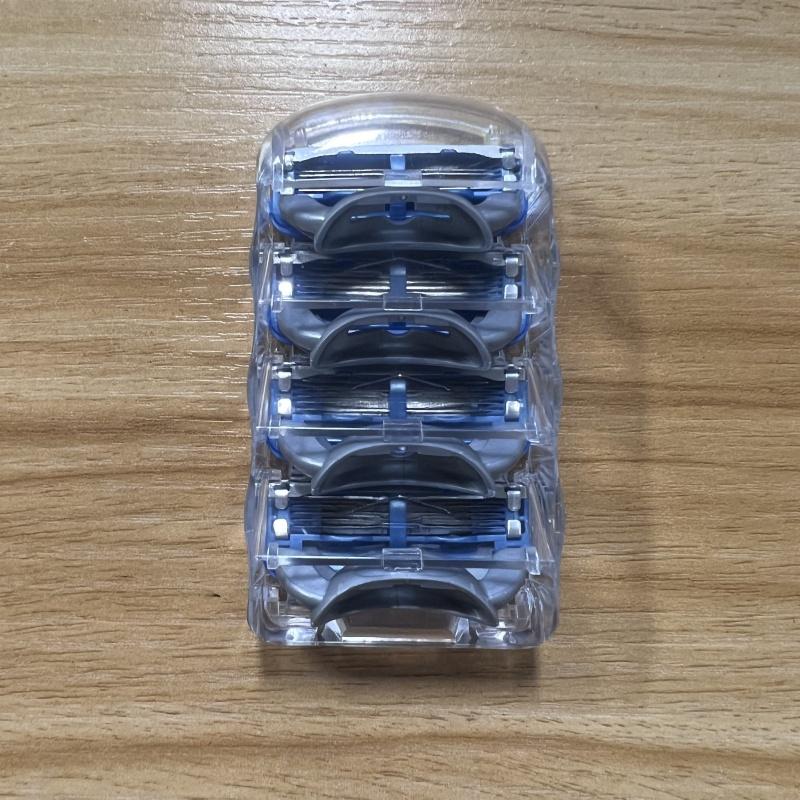 Knife Holder 5-layer Stainless Steel Manual Razor Blades Men Classic Razor Safety Cleansing Care Tool Body Facial Unhair