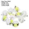 X AUTOHAUX T5 LED Incandescent Dashboard Light Car DC 0.01A B8.4D 10pcs White