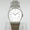 Used C180 [Working/Antique/Battery replaced] ORIENT Orient Quartz Oval Case Bracelet Type Ladies Watch
