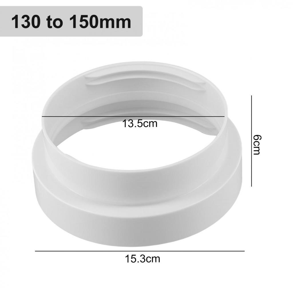 ABS Plastic Exhaust Pipe Connector for Mobile Air Conditioning 130mm/150mm
