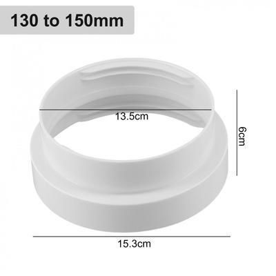 ABS Plastic Exhaust Pipe Connector for Mobile Air Conditioning 130mm/150mm