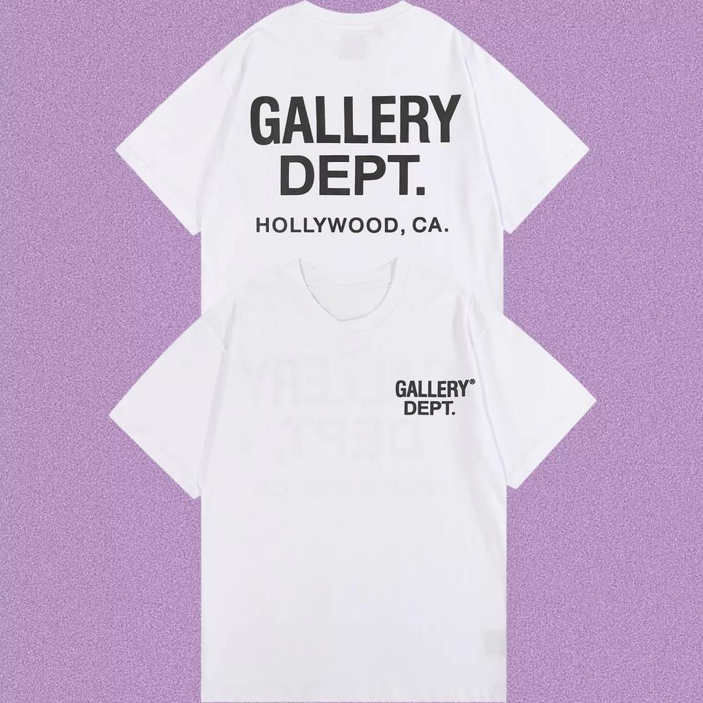 Nyt Galleri Dept Kortærmet Bogstavtrykt Nyt Amerikansk Afslappet Street Bomuld Stor T-shirt Trendy Varmt Salg