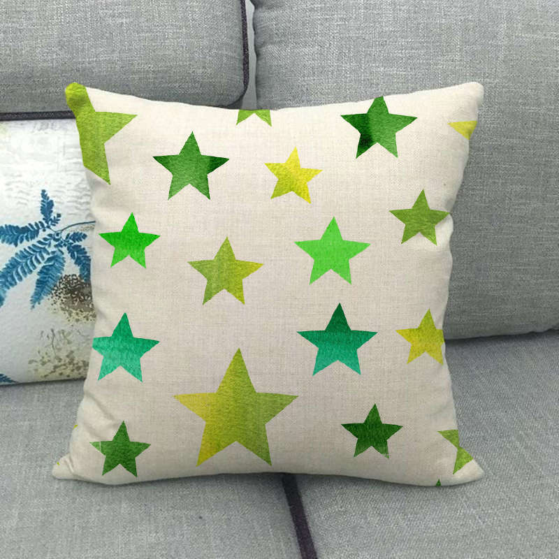 Colorful Spherical Style Collection Digital Printing Short Plush Pillow Covers For Car Sofa Office Cushion Cover Home Goods