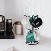 Heavy Duty Carbon Steel Mug Holder With 6 Hooks For Organized Kitchen Space Saving Storage Solution