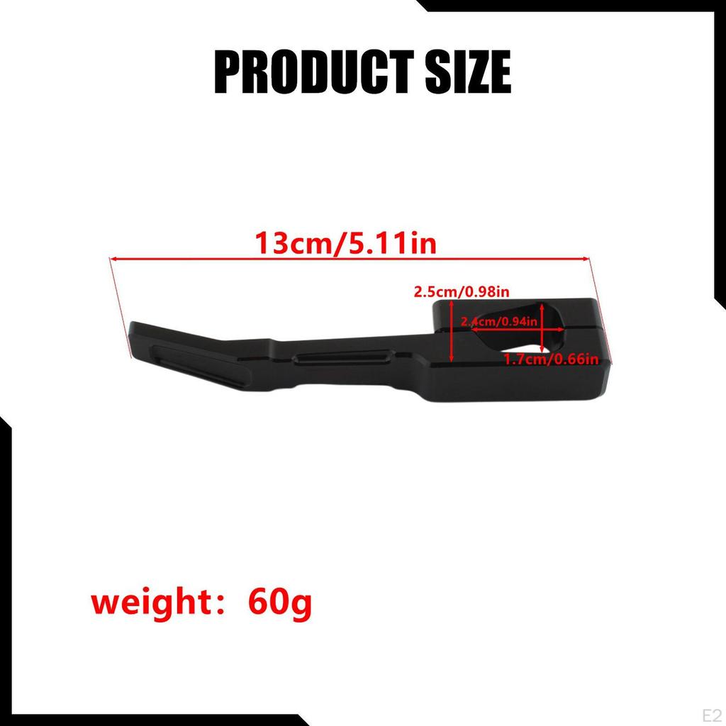 Aluminum Alloy Motorcycle Kickstand Foot Side Stand, Simple Installation for 368G