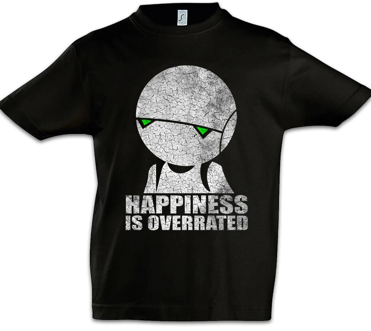 

Happiness Is Overrated Kids Boys kids boys T-Shirt Depression Depressed Fun Android 140