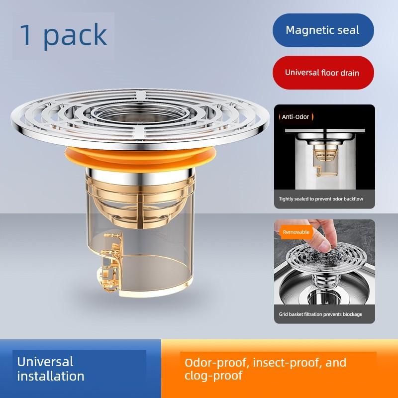German Floor Drain Anti-Insect and Anti-Odor Inner Core Universal Device for Bathroom and Toilet Sewer Pipes To Prevent Odor Backflow