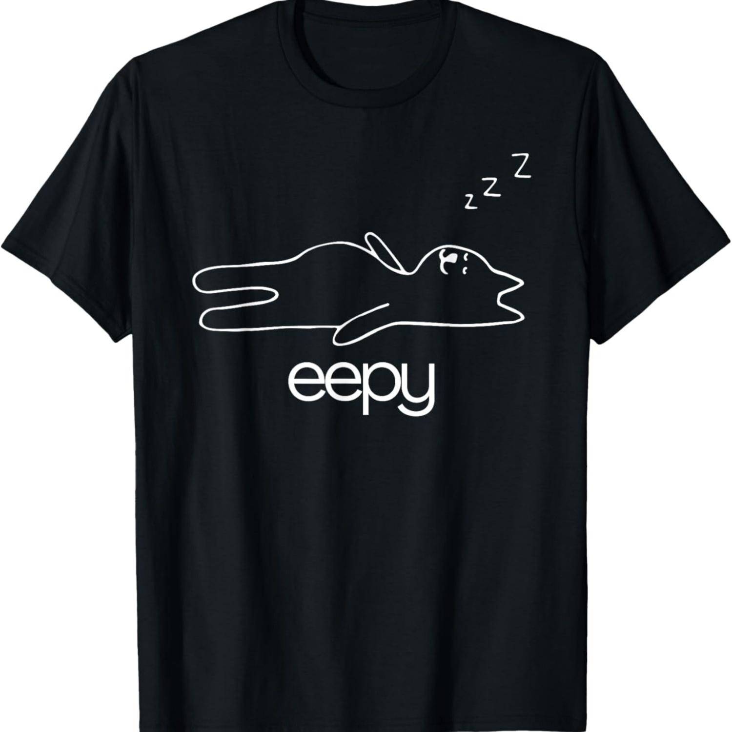 Eepy Cat Silly Sleepy Cat Meme T-Shirt(1) S