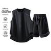 VUUG Men's Quick-Dry Sleeveless Sports Set