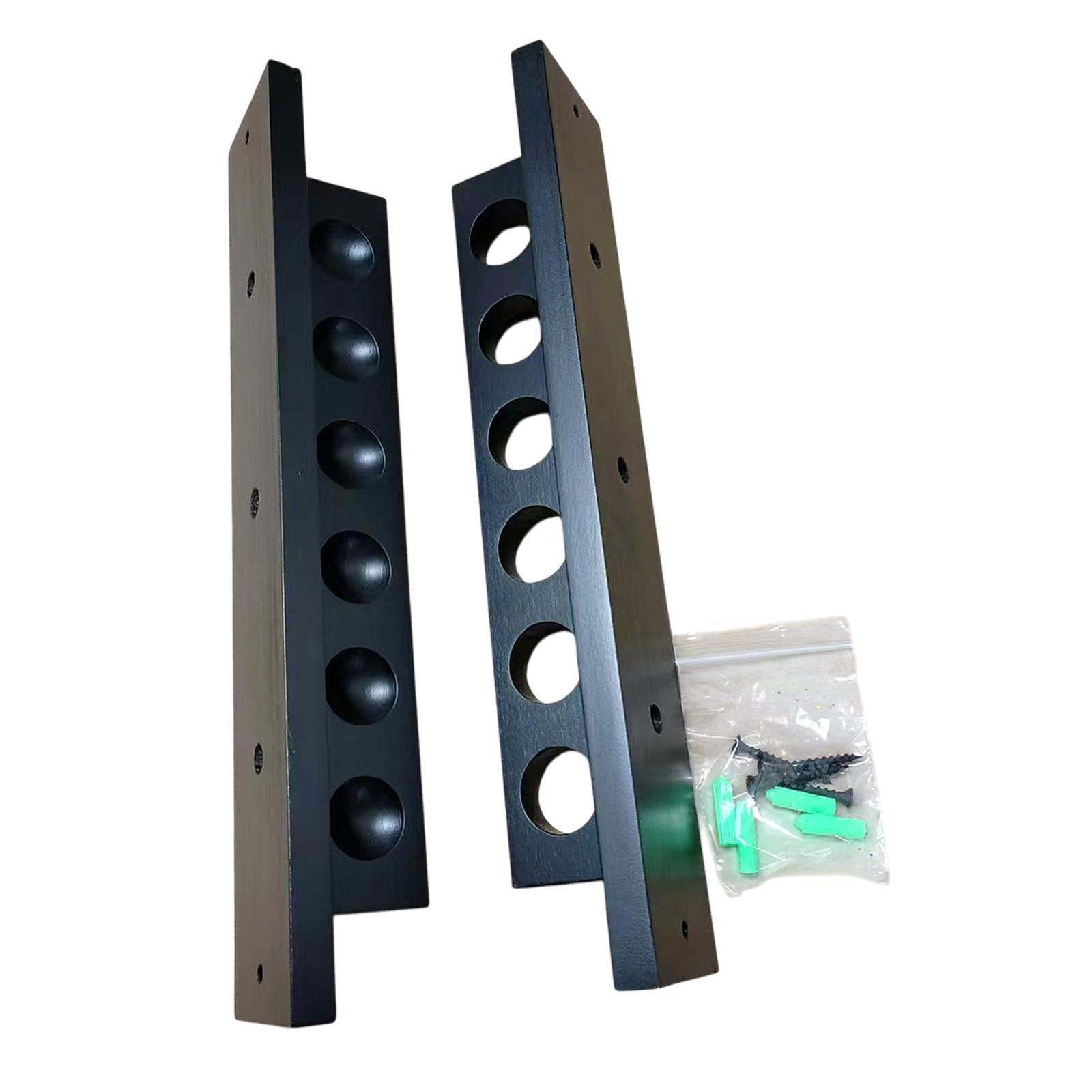 

Billiard Cue Rack Billiard Pool Cue Stick Holder Stand Pool Table Accessories for 6 Pool Cue for Club Family Recreation Room