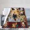 Our Lady of Guadalupe Mexican Virgin Mary Blanket Cover Flannel Christian Catholic Warm Throw Blankets for Bedroom Sofa Bed Rug