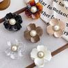 2024 French Camellia Claw Clip: Forest Style Half-Updo Women's Hair Accessory