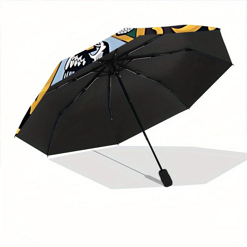 1pc Hogwarts Crest Automatic Opening/closing umbrella, Compact Travel Umbrella - - Festive Accessory, Sturdy Ribs y250807076