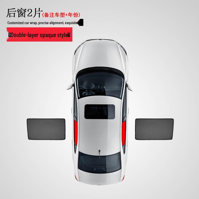 Zeekr Car Sunshade: Full Blackout Double Layer Privacy & Heat Insulation Side Window Protection