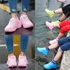 Fundas reutilizables para zapatos de lluvia, impermeables, de silicona, para exteriores, para botas de lluvia, accesorios para zapatos para caminar, fundas reutilizables para zapatos, 1 par