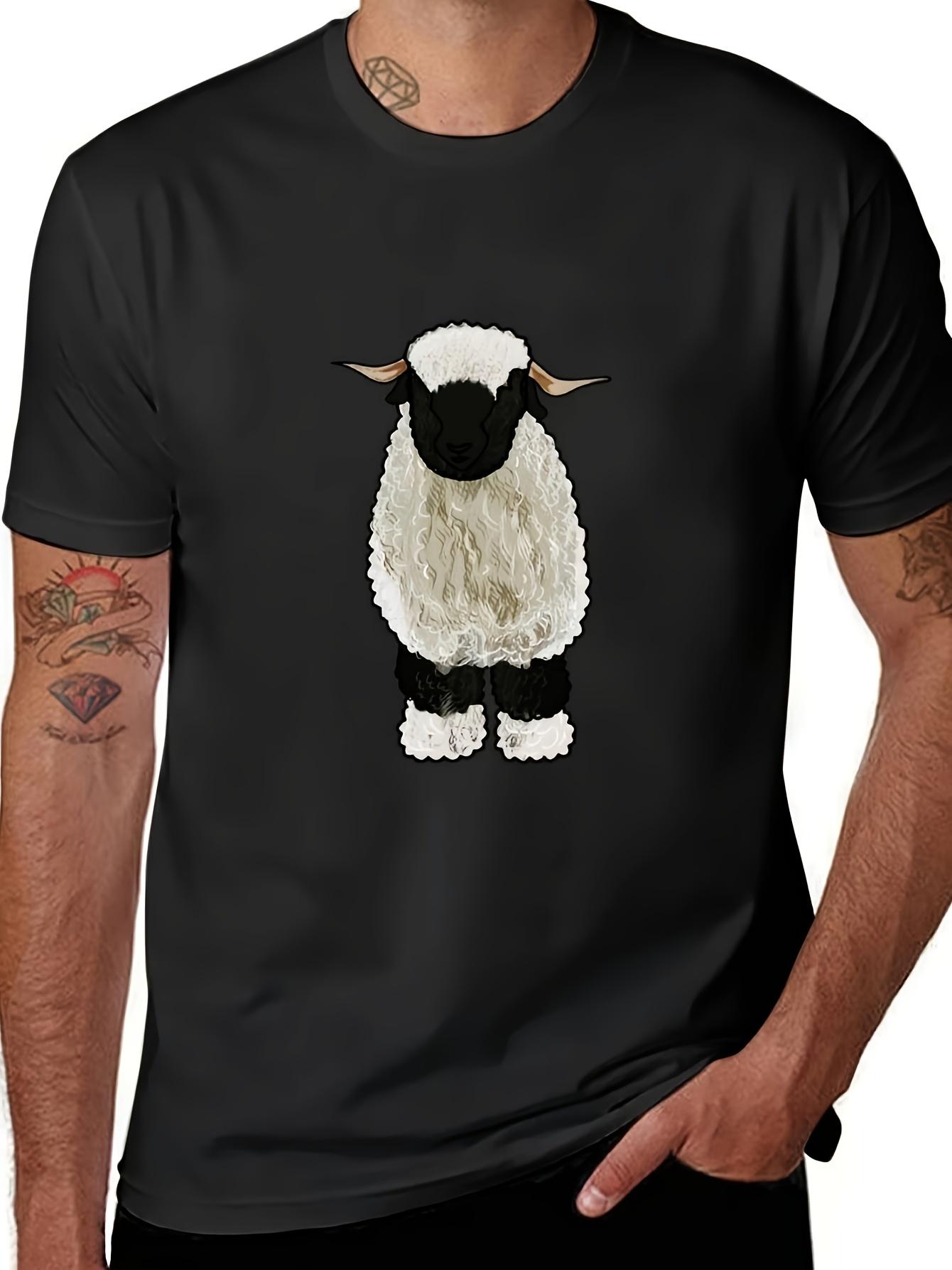 

Long Sleeve T-Shirt y2k Valais Blacknose Sheep Cartoon 2XL