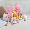 Pet Plush Toy Dog Chew Toy Puppy Molar Training Squeaky Toys Octopus Shape Interactive Cotton Rope Toy Dog Accessories